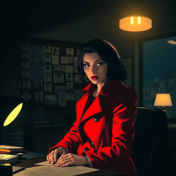 Who Framed the Honorable Detective? - Text-based game