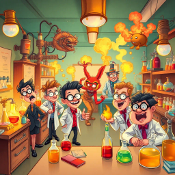 Whose Lab Is It Anyway? - Text-based game