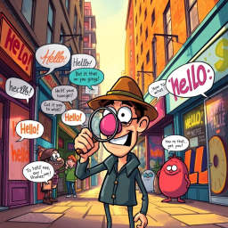 Whose Hello Is It Anyway? - Text-based game