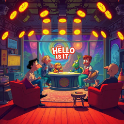 Whose Hello Is It Anyway? - Text-based game