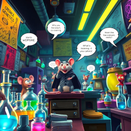 Lab Rats: Whose Lab is it Anyway? - Text-based game