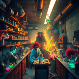 Whose Lab is it Anyway? - Text-based game