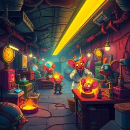 Lab Rats: Who's Lab Is It Anyway? - Text-based game