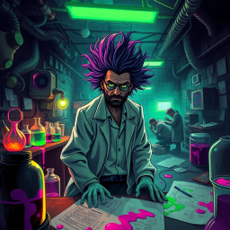 Whose Lab Is It Anyway? - Text-based game