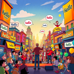 Whose Hello Is It Anyway? - Text-based game