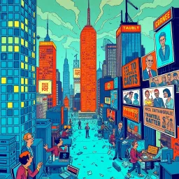 Corporate Chaos: The Business of Survival - Text-based game