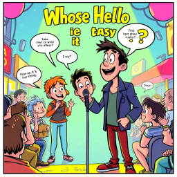 Whose Hello Is It Anyway? - Text-based game
