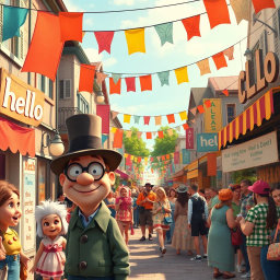 Whose Hello is it Anyway? - Text-based game