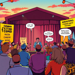 Laugh Track: The Comedy Conundrum - Text-based game