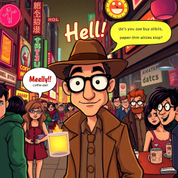 Whose Hello Is It Anyway? - Text-based game