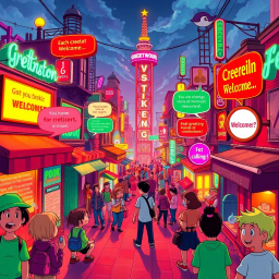 Whose Hello Is It Anyway? - Text-based game