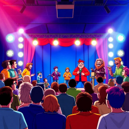 Whose Line is It Anyway? A Comedic Conflict - Text-based game