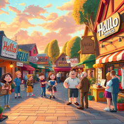 Whose Hello Is It Anyway? - Text-based game