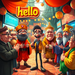 Whose Hello Is It Anyway? - Text-based game