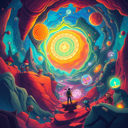 Spectrum Wars: Which Dimension is it Anyway? - Text-based game