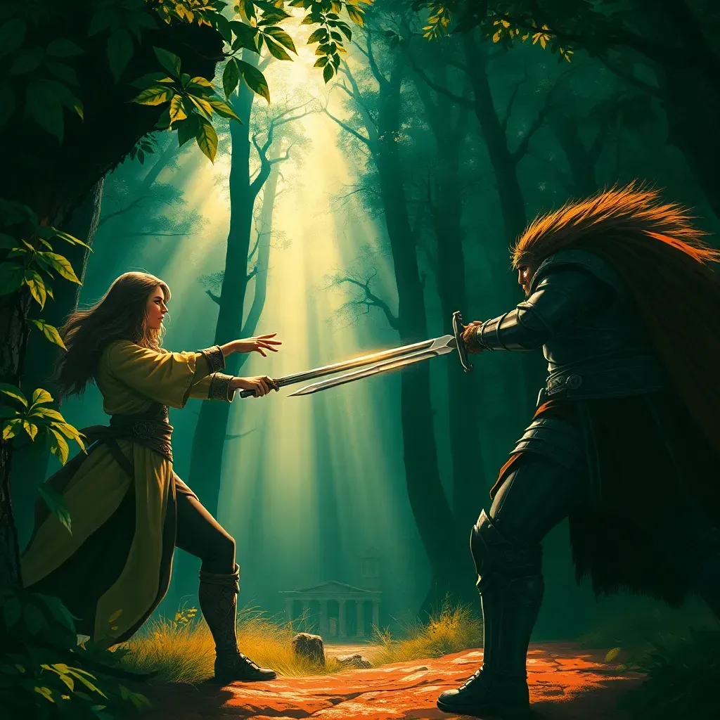 Duel of Steel and Shadows