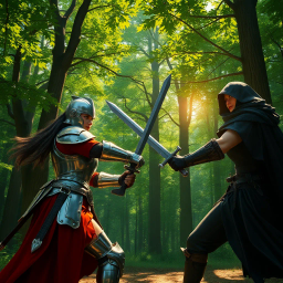 Duel of Steel and Shadows - Text-based game