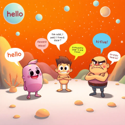 Whose Hello Is It Anyway? - Text-based game