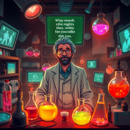 Whose Lab Is It Anyway? - Text-based game