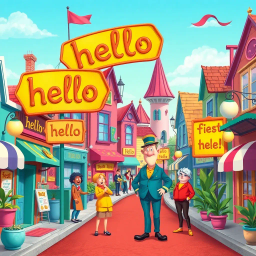 Whose Hello Is It Anyway? - Text-based game