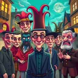 Whose Face Is It Anyway? - Text-based game