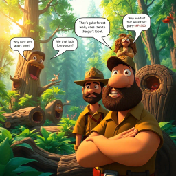 Whose Logs Are These, Anyway? - Text-based game