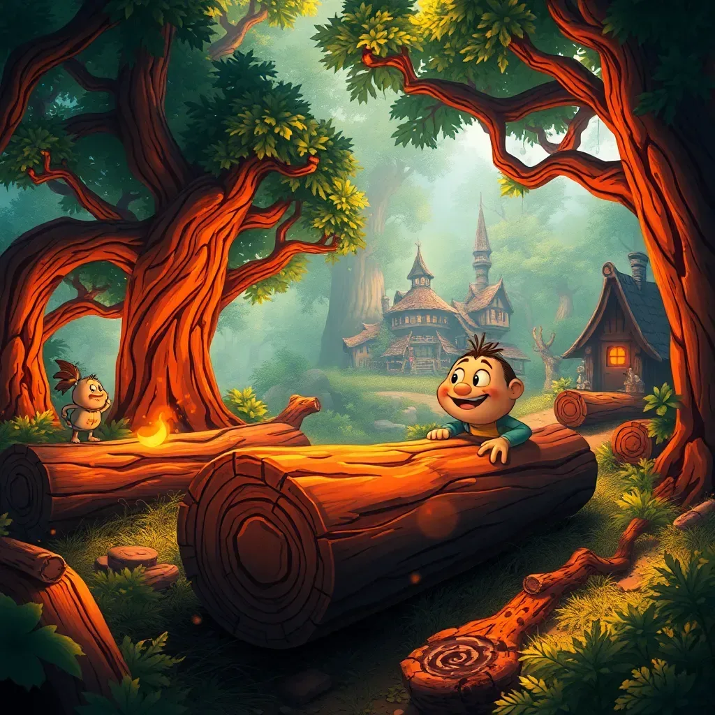Mystery of the Log-Laden Forest
