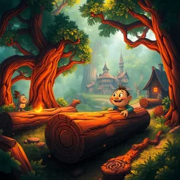 Mystery of the Log-Laden Forest