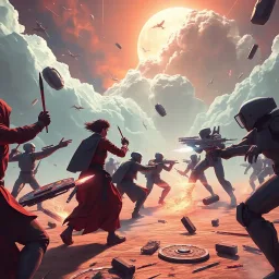 AI Wars: Defending Creativity - Text-based game