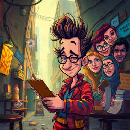 Whose Face Is It Anyway? - Text-based game