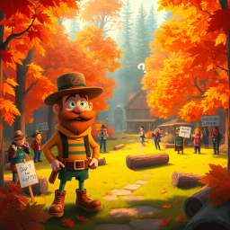 Whose Logs Are These, Anyway? - Text-based game