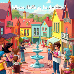 Whose Hello Is It Anyway? - Text-based game
