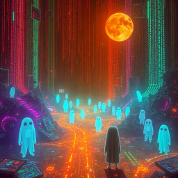 Haunted Byte: Who's This? - Text-based game