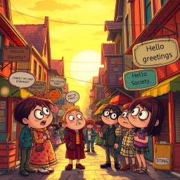 Whose Hello Is It Anyway? - Text-based game