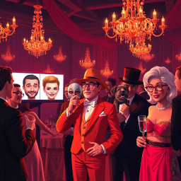 Whose Face Is It Anyway? - Text-based game