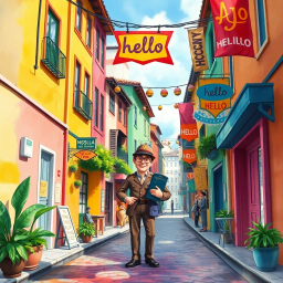 Whose Hello Is It Anyway? - Text-based game