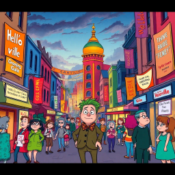 Whose Hello Is It Anyway? - Text-based game