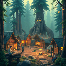 Loggers & Loners - Text-based game