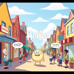 Whose Hello is it Anyway? - Text-based game