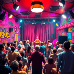 Improvisational Narrative text games