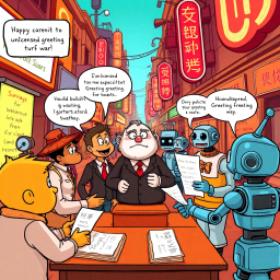 Whose Hello Is It Anyway? - Text-based game