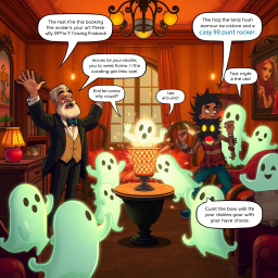 Hello, Whose Ghost is it Anyway? - Text-based game