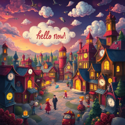 Whose Hello Is It Anyway? - Text-based game