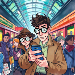 Whose Phone Is This, Anyway? - Text-based game