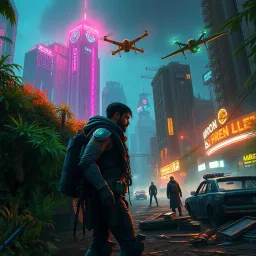 Neon Nomads - Text-based game
