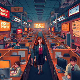 Corporate Crusade: The Resource Paradox - Text-based game