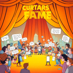 Curtains of Fame - Text-based game