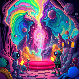 Spectrum Wars: Which Dimension Is It Anyway? - Text-based game