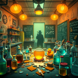 Whose Lab is it Anyway? - Text-based game