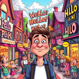 Whose Hello Is It Anyway? - Text-based game